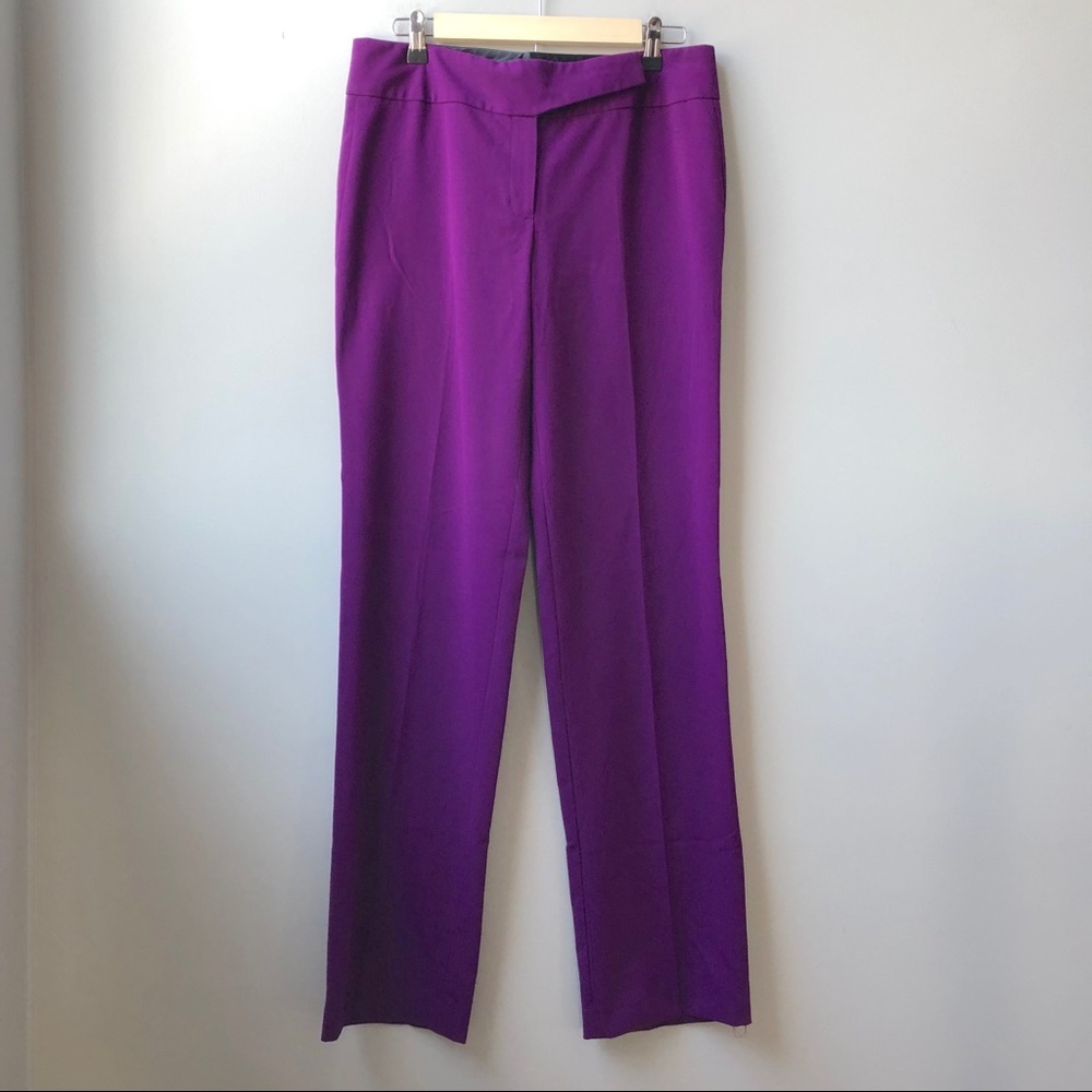Tahari Career Pants high rise straight leg 8